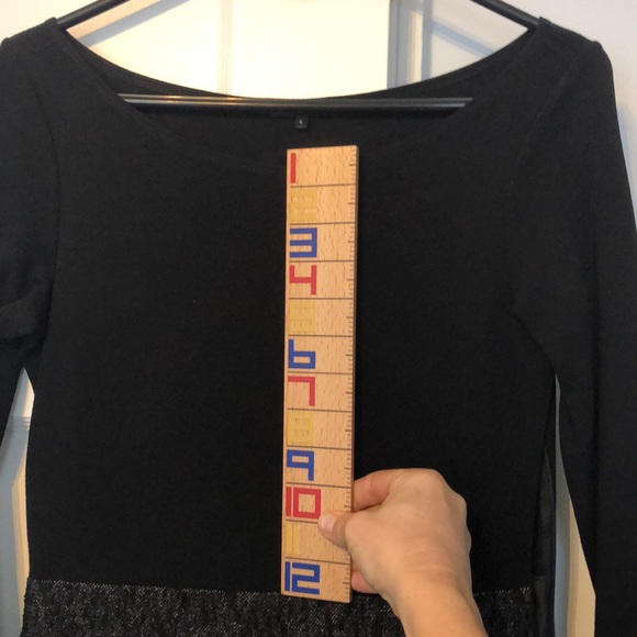 Theory Black Boat-neck Work-Play Dress Size 4 - Picture 8 of 10